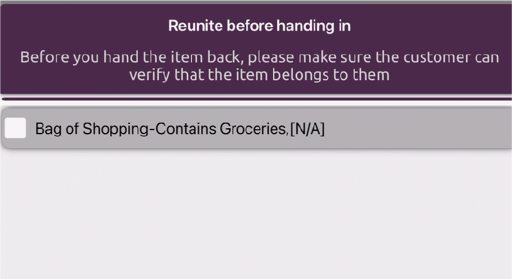 Verification requirement notice